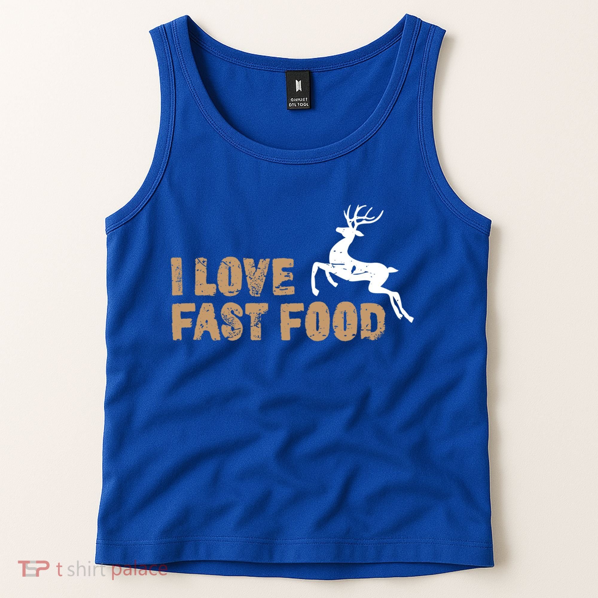 I Love Fast Food Hunting Deer Hunting Gift Tank Top