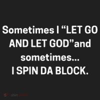 I Let Go And Let God And Sometimes I Spin Da Block Beanie thumb 2