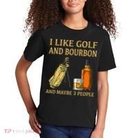 I Like Golf And Bourbon And Maybe 3 People Kids T-Shirt thumb 2