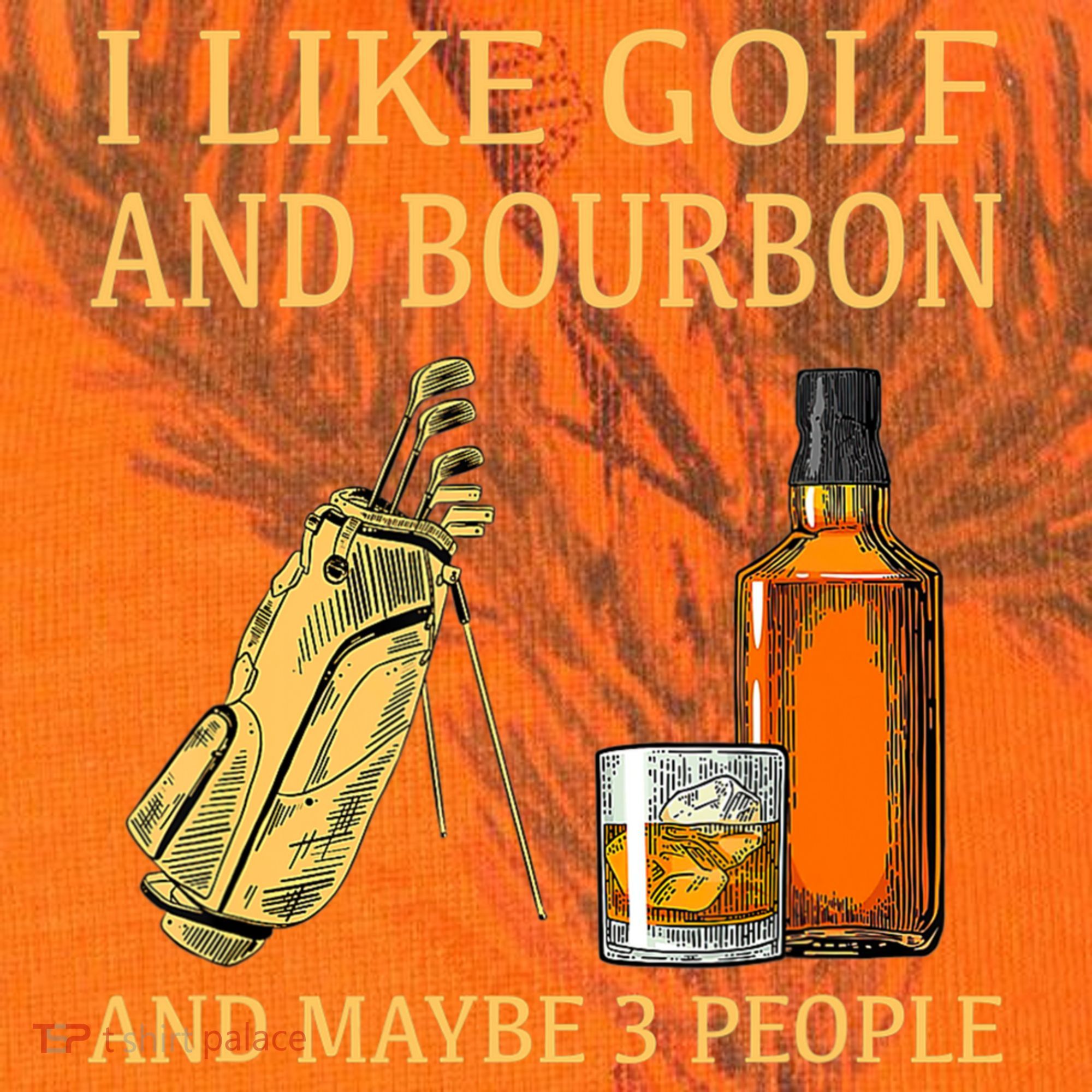 I Like Golf And Bourbon And Maybe 3 People Kati Licensed 12" Camo Cuffed Beanie