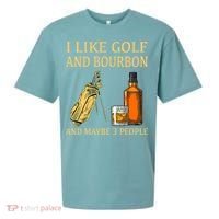 I Like Golf And Bourbon And Maybe 3 People Sueded Cloud Jersey T-Shirt thumb 0