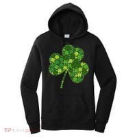 Irish Lucky Green Shamrock Clover Women St Patricks Day (2) Women's Hoodie thumb 0