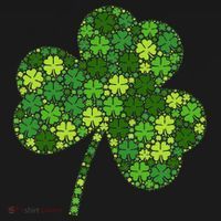 Irish Lucky Green Shamrock Clover Women St Patricks Day (2) Baby Bodysuit thumb 2