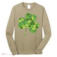 Irish Lucky Green Shamrock Clover Women St Patricks Day (2) Long Sleeve Shirt thumb 0