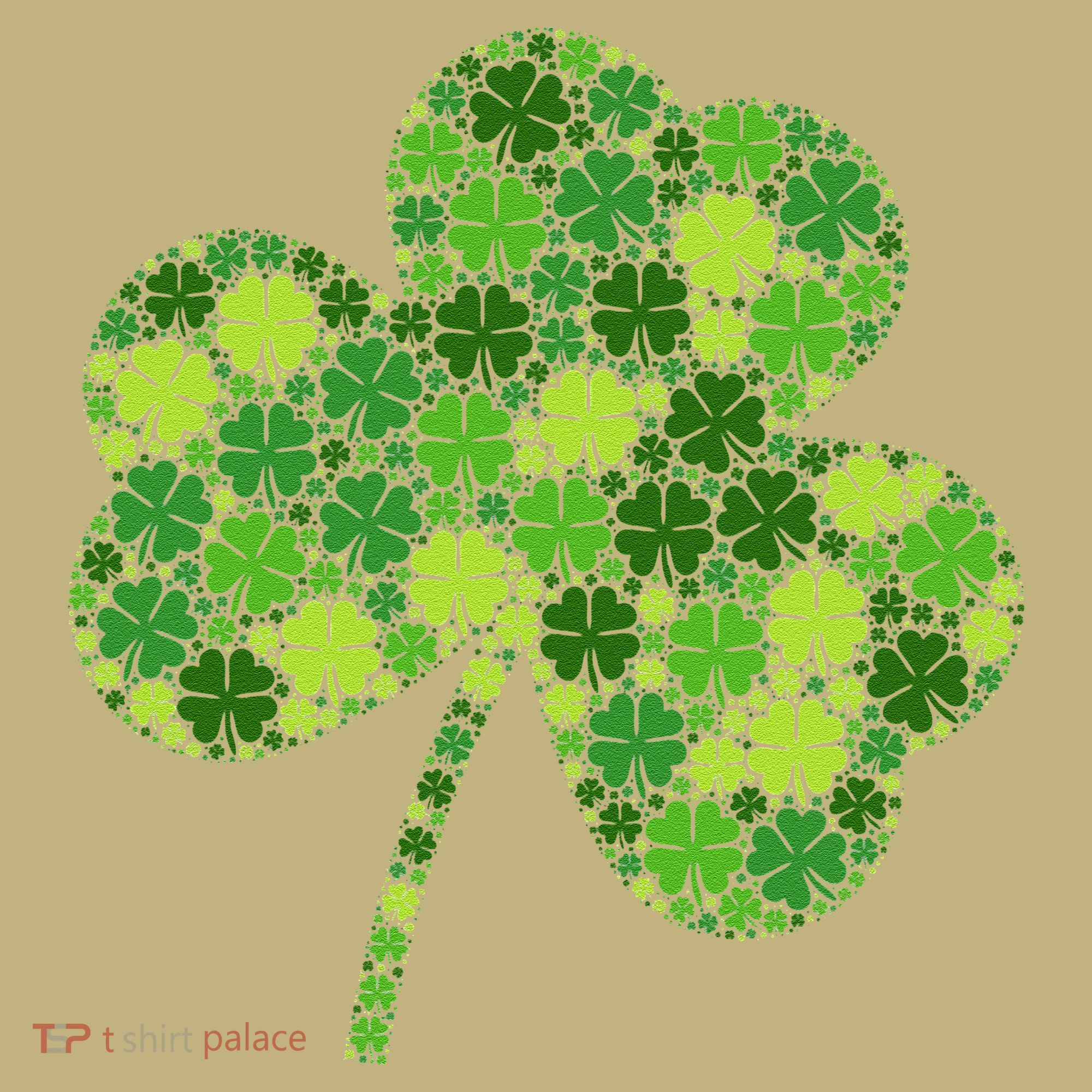 Irish Lucky Green Shamrock Clover Women St Patricks Day (2) Long Sleeve Shirt