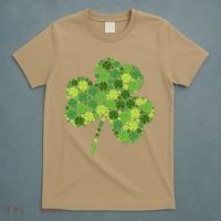 Irish Lucky Green Shamrock Clover Women St Patricks Day (2) T-Shirt thumb 5