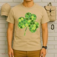 Irish Lucky Green Shamrock Clover Women St Patricks Day (2) T-Shirt thumb 6