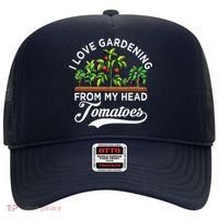 I Love Gardening From My Head Tomatoes Funny Gardener Hat thumb 0