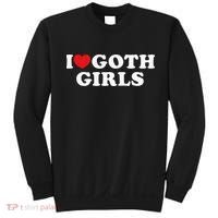 I Love Goth Girl Sweatshirt thumb 0