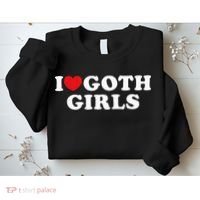 I Love Goth Girl Sweatshirt thumb 2