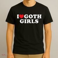 I Love Goth Girl T-Shirt thumb 3
