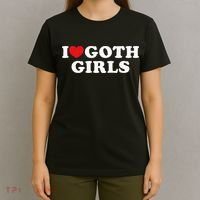 I Love Goth Girl T-Shirt thumb 4