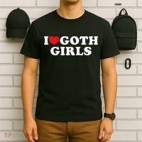 I Love Goth Girl T-Shirt thumb 6
