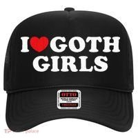 I Love Goth Girl Hat thumb 0