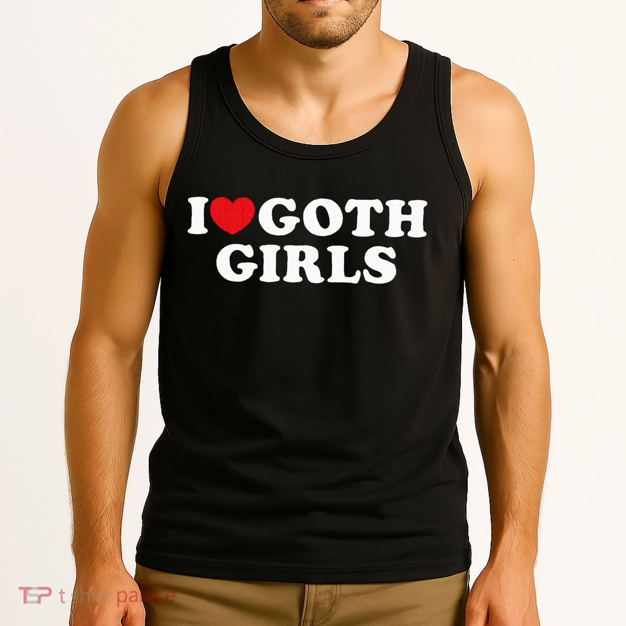 I Love Goth Girl Tank Top