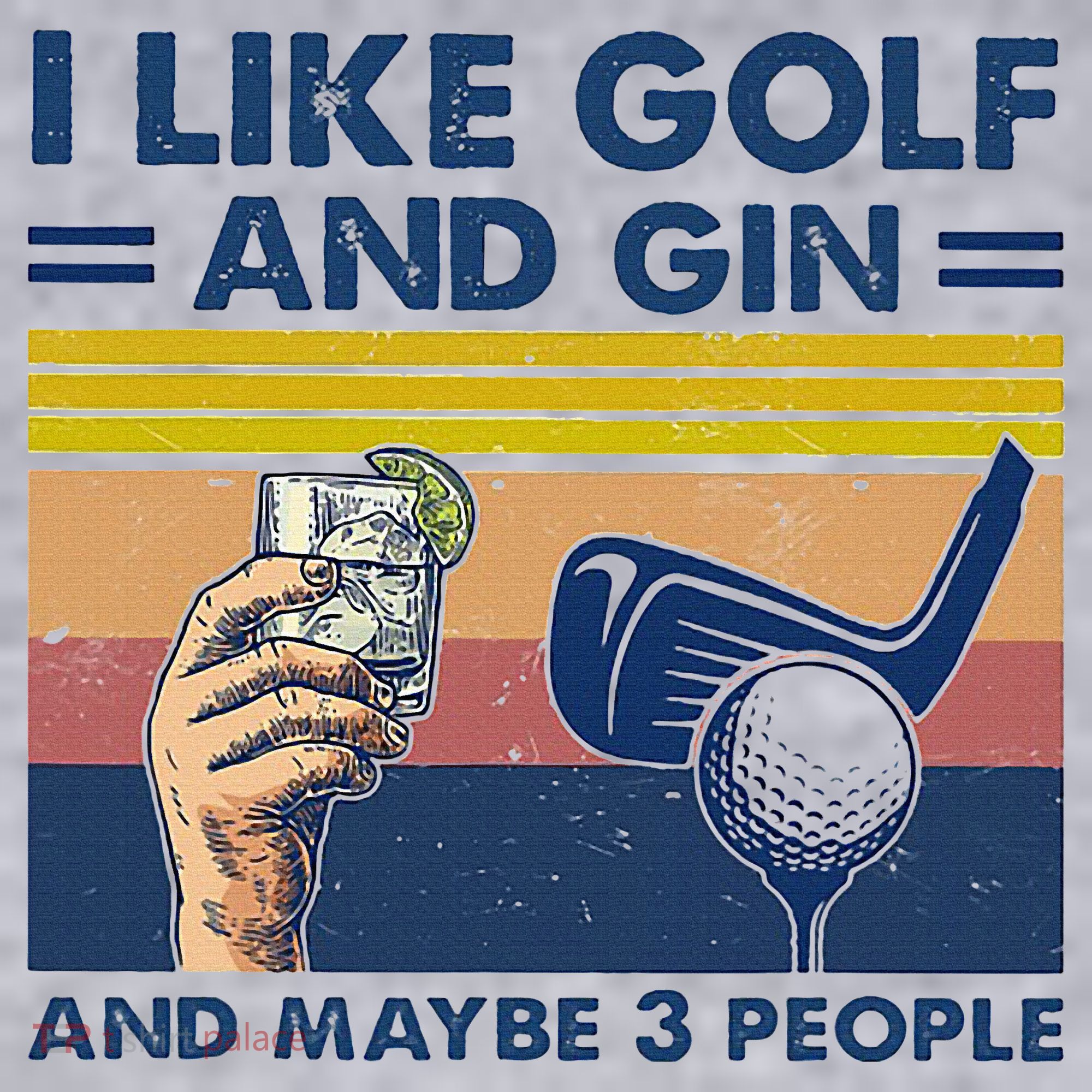 I Like Golf And Gin And Maybe 3 People Women's Sweatshirt