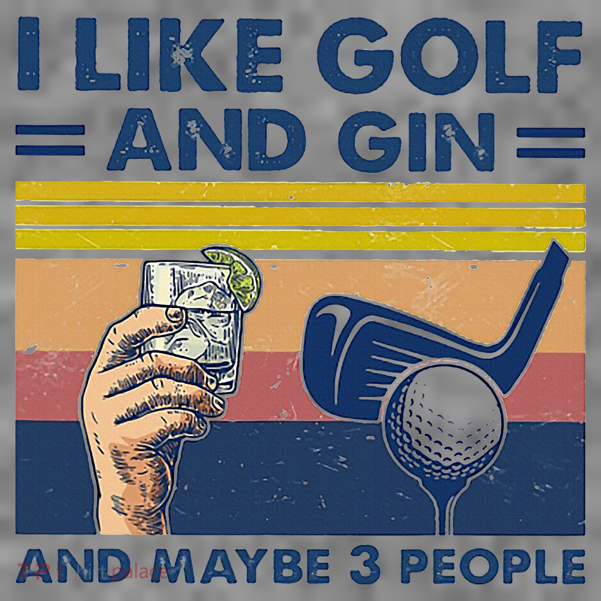 I Like Golf And Gin And Maybe 3 People Toddler Hoodie