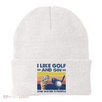 I Like Golf And Gin And Maybe 3 People Beanie thumb 0