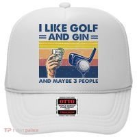I Like Golf And Gin And Maybe 3 People Hat thumb 0