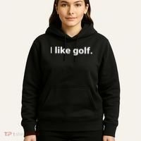 I Like Golf. Minimalism Fun  Hoodie thumb 5