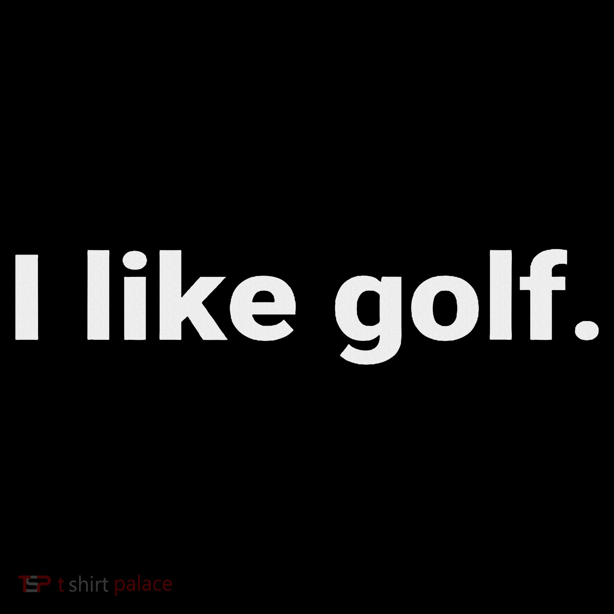 I Like Golf. Minimalism Fun  Long Sleeve Shirt