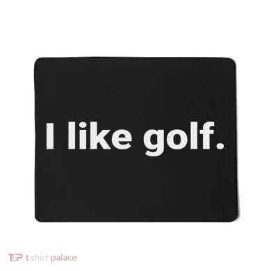 I Like Golf. Minimalism Fun  Mousepad