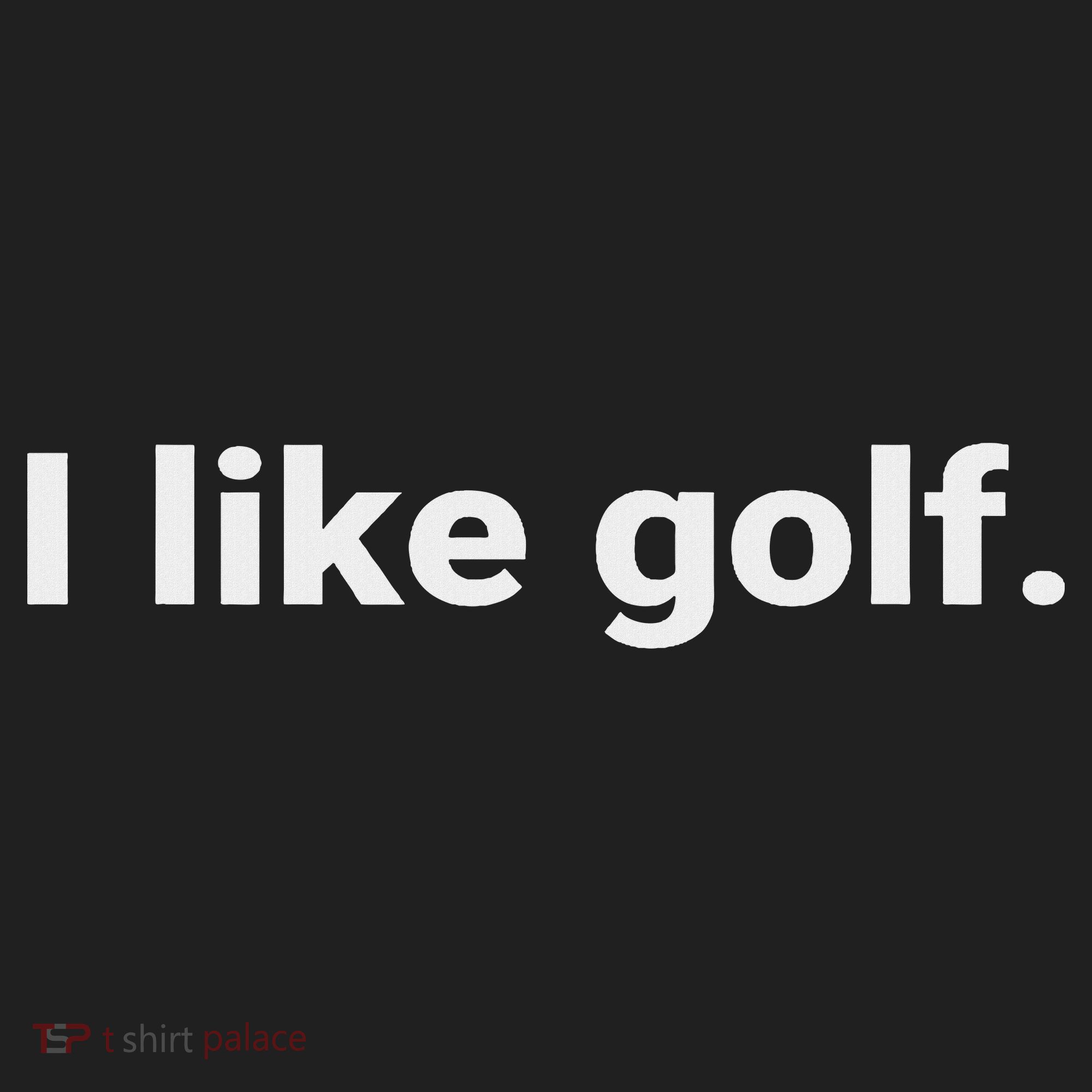 I Like Golf. Minimalism Fun  Hat