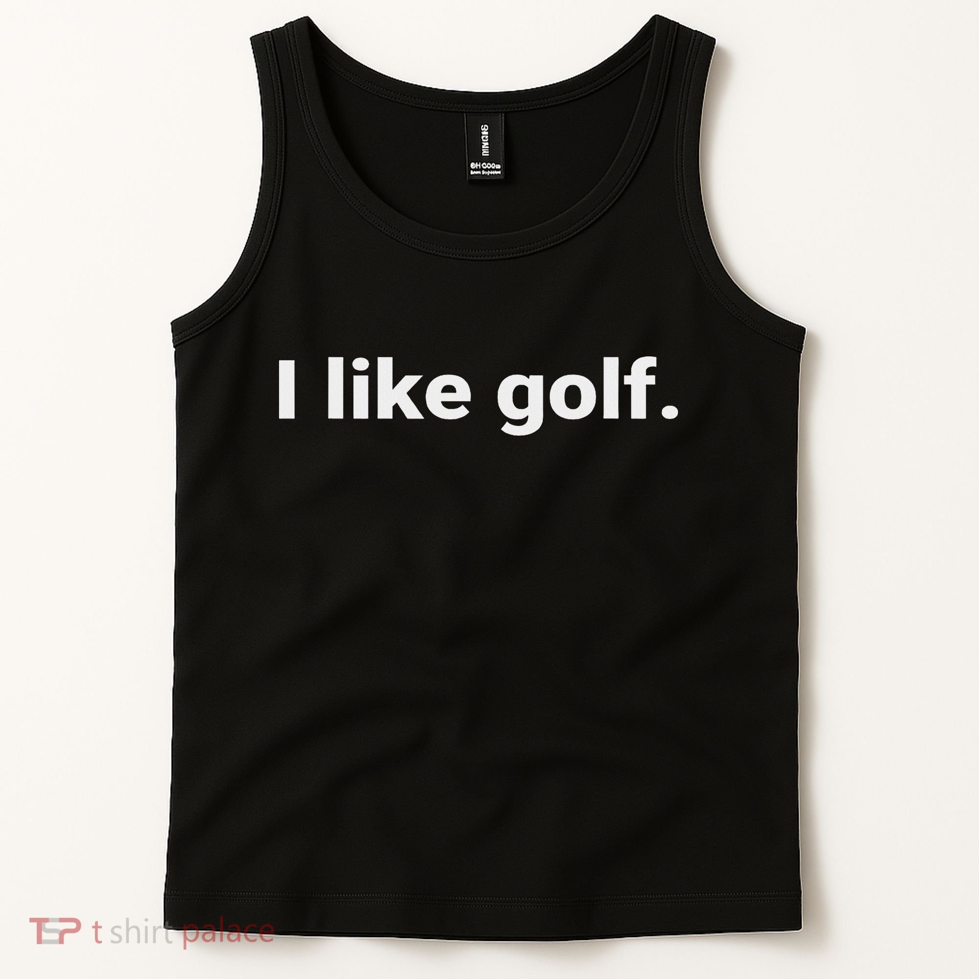 I Like Golf. Minimalism Fun  Tank Top