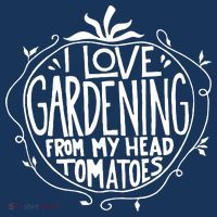 I Love Gardening From My Head Tomatoes Funny Gardener Tee Women's Tank Top thumb 5