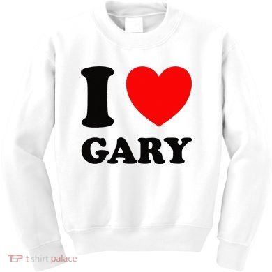I Love Gary Kids Sweatshirt