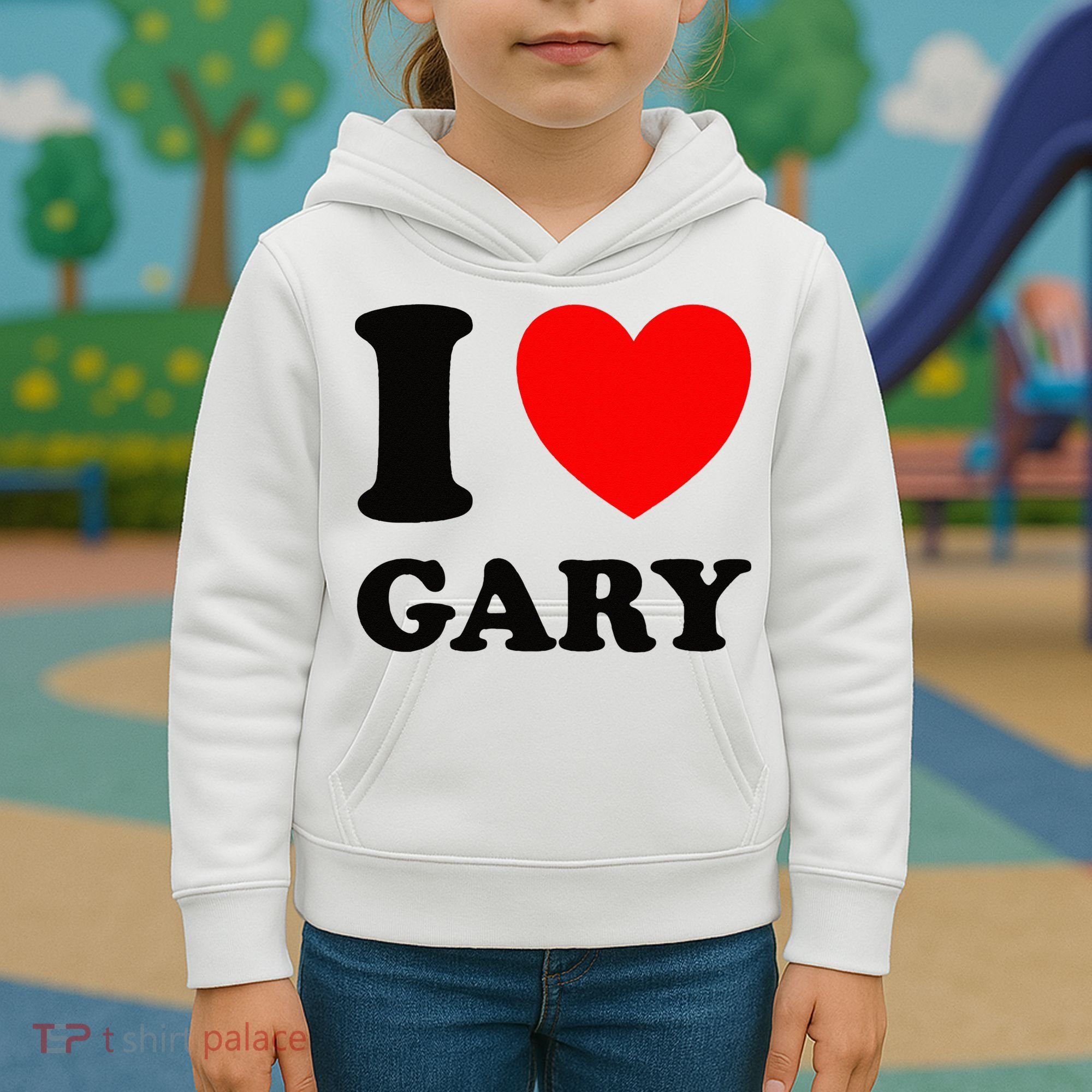 I Love Gary Kids Hoodie