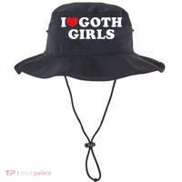 I Love Goth I Heart Goth Bucket Hat thumb 0
