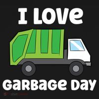 I Love Garbage Day Garbage Truck Gift Women's Hoodie thumb 2