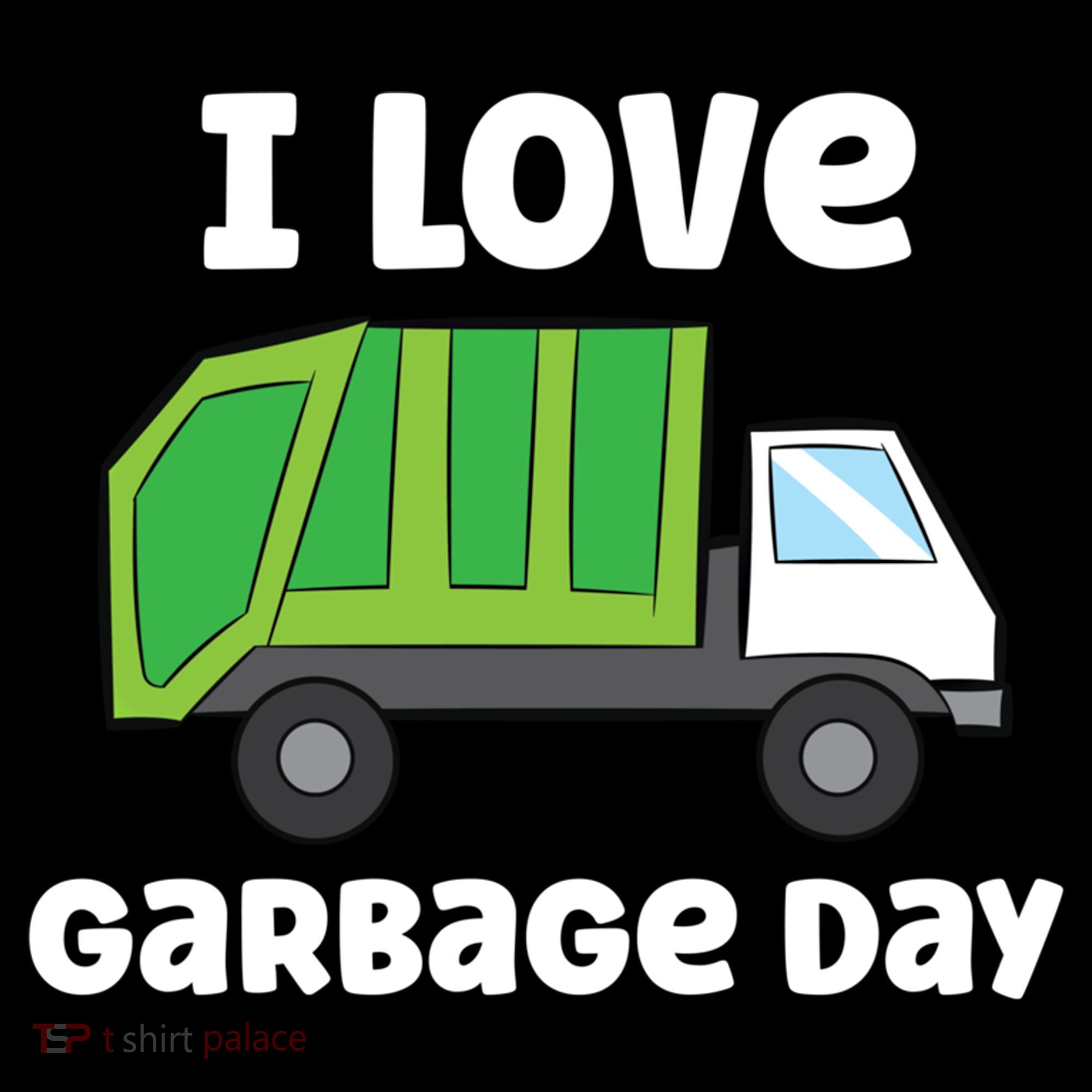 I Love Garbage Day Garbage Truck Gift Women's Hoodie