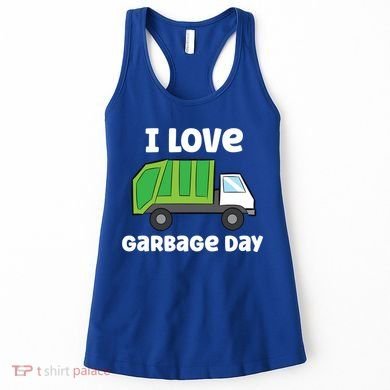 I Love Garbage Day Garbage Truck Gift Women's Tank Top