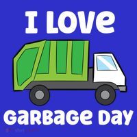 I Love Garbage Day Garbage Truck Gift Women's Tank Top thumb 5