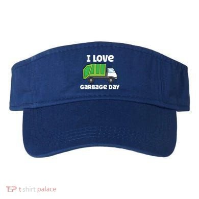 I Love Garbage Day Garbage Truck Gift Visor