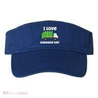 I Love Garbage Day Garbage Truck Gift Visor thumb 0
