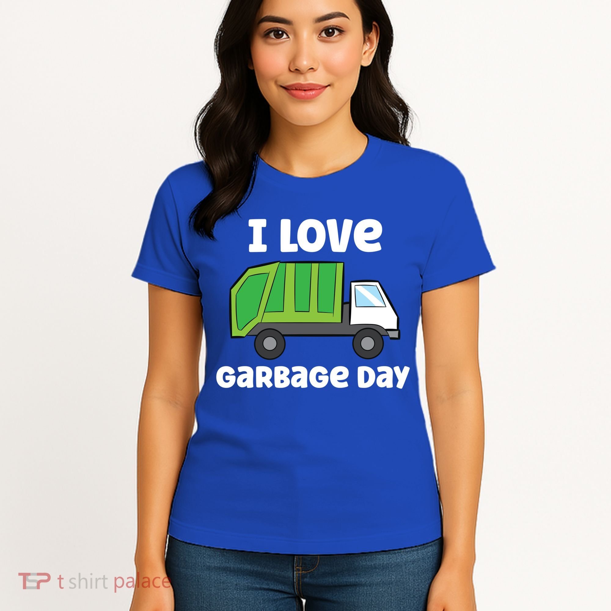 I Love Garbage Day Garbage Truck Gift Women's T-Shirt