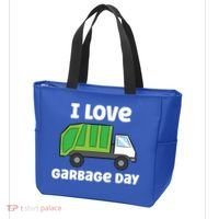 I Love Garbage Day Garbage Truck Gift Tote Bag thumb 3