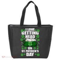 I Love Getting Head On St Patrick's Day Funny Holiday Tote Bag thumb 0