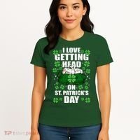 I Love Getting Head On St Patrick's Day Funny Holiday Women's T-Shirt thumb 4