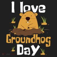 I Love Groundhog Day Funny Woodchuck Groundhog Day Women's Sweatshirt thumb 2