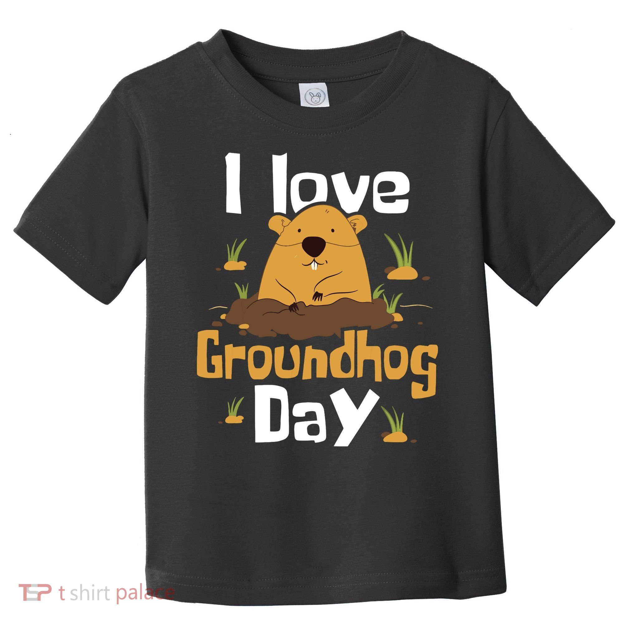 I Love Groundhog Day Funny Woodchuck Groundhog Day Toddler T-Shirt