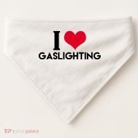 I Love Gaslighting USA-Made Doggie Bandana thumb 0