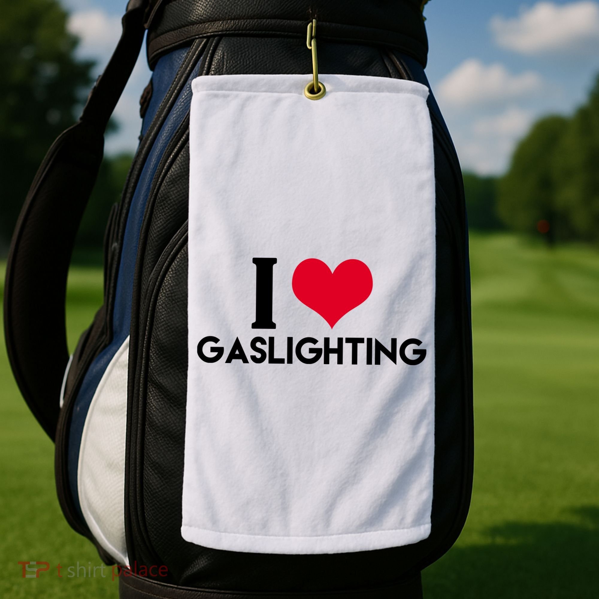 I Love Gaslighting Golf Towel