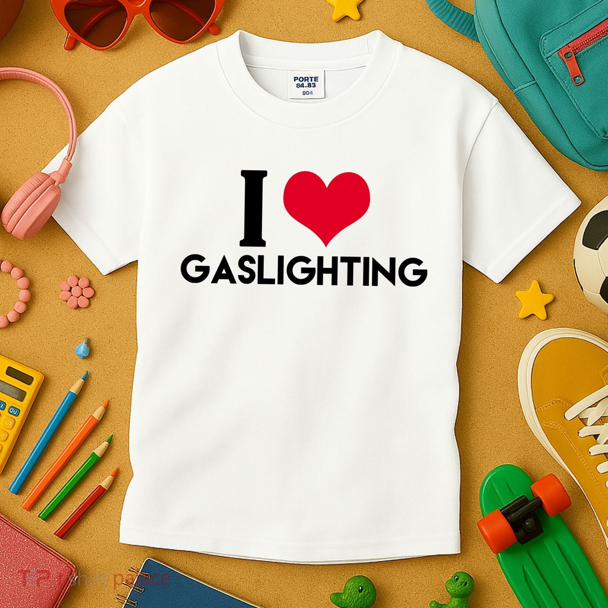 I Love Gaslighting Kids T-Shirt