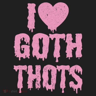 I Love Goth Thots Sport-Tek Posi-UV Pro Polo