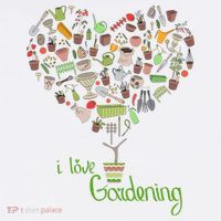 I Love Gardening Potted Bush Of Gardening Women's Tank Top thumb 5