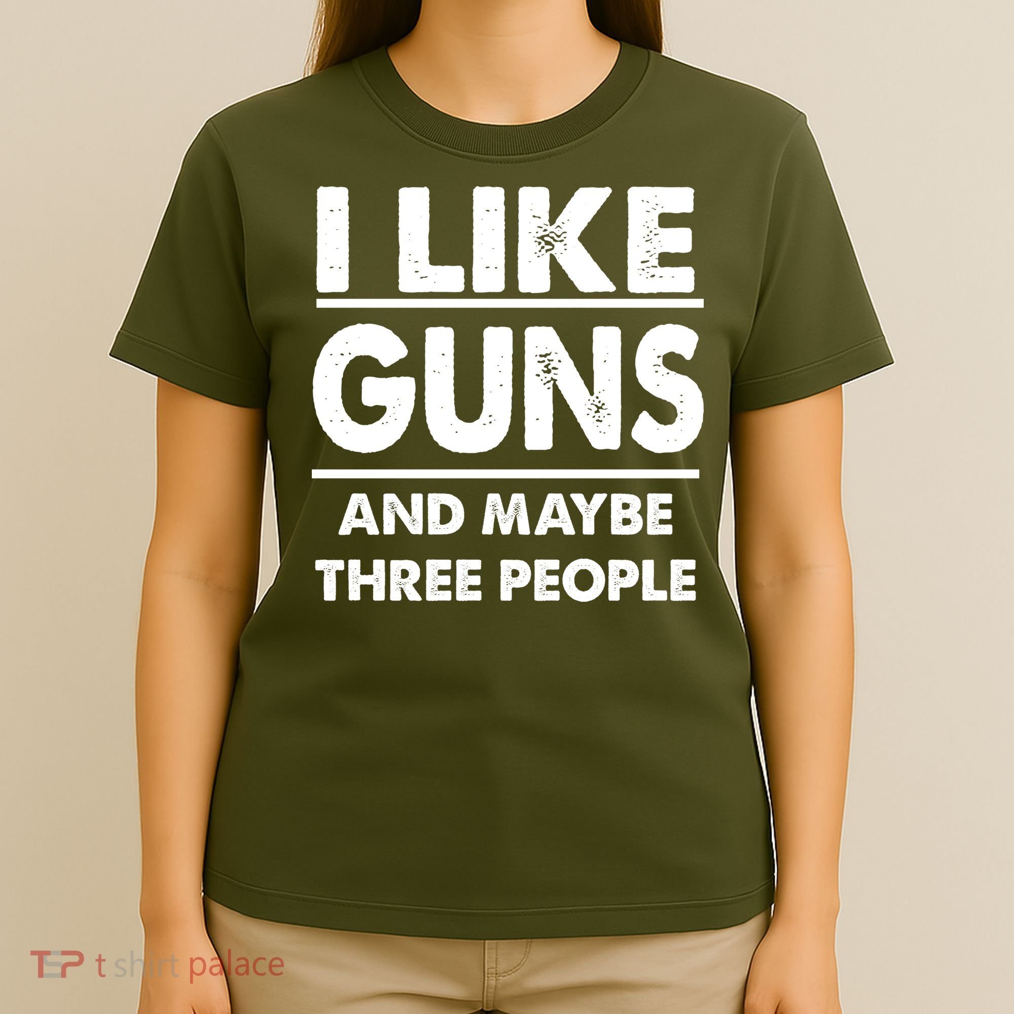 I Like Guns And Maybe Three People T-Shirt